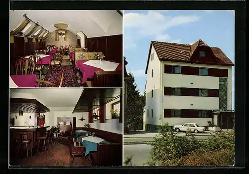 AK Tübingen, Hotel-Restaurant Barbarina, Wilhelmstrasse 94, Ihn. H. Sammet