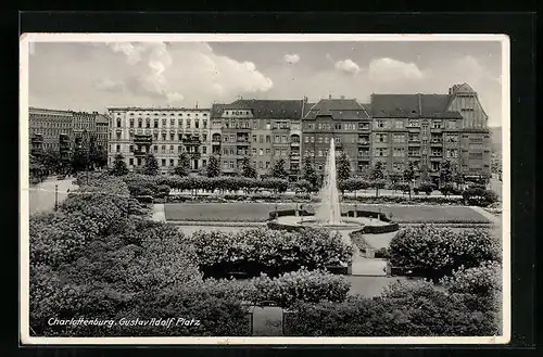 AK Berlin-Charlottenburg, Gustav Adolf Platz