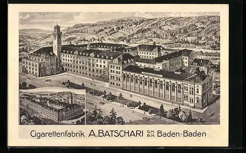 AK Baden-Baden, Cigarettenfabrik A. Batschari GmbH