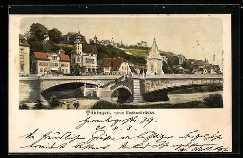 AK Tübingen, Neue Neckarbrücke
