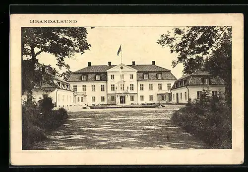 AK Brandalsund, Gutshaus mit Auffahrt