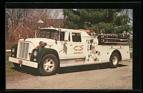 AK Adamstown, Maryland, 1969 International American 750 gal. per min. pumper, Feuerwehr-Einsatzfahrzeug