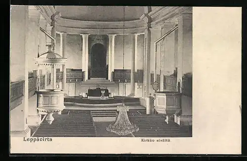 AK Leppävirta, Kirkko sisältä