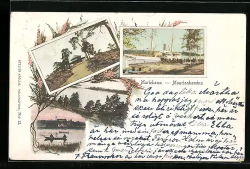 AK Mariehamn, Hafen und Dampfer