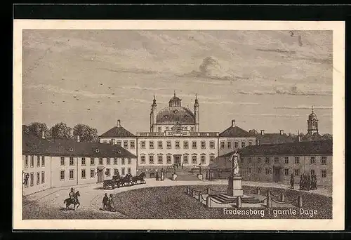 Künstler-AK Fredensborg, Fredensborg i gamle Dage