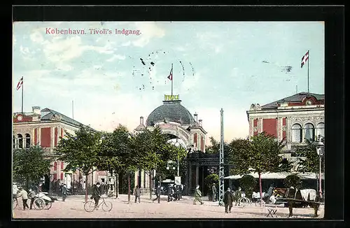 AK Kopenhagen, Eingang zum Tivoli
