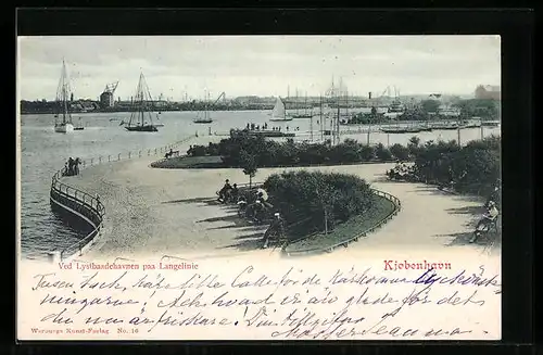 AK Kjobenhavn, Ved Lystbaadehavnen paa Langelinie