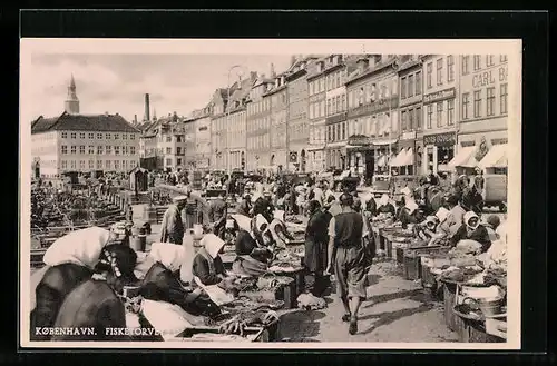 AK Kobenhavn, Fisketorve, Fischfrauen am Gl. Strand