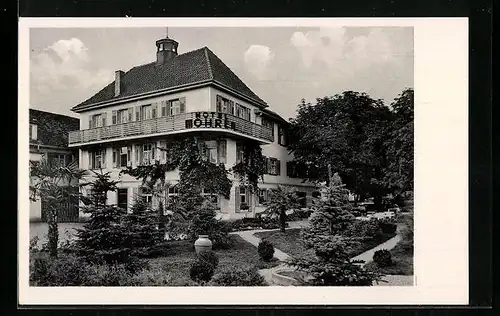 AK Insel Reichenau /Bodensee, Hotel Mohren mit Garten