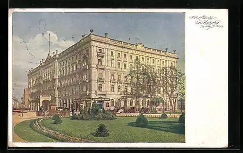 AK Berlin, Hotel Atlantic / Der Kaiserhof mit Anlagen