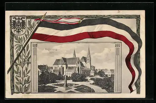 AK Augsburg, Partie vom Dom