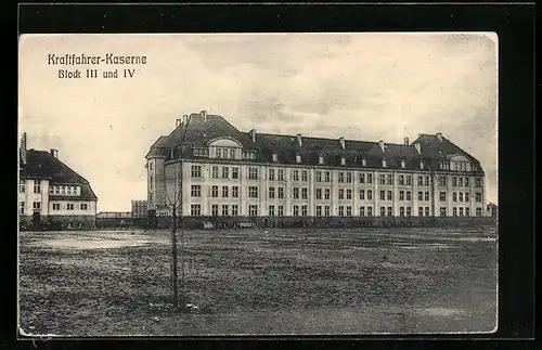 AK Berlin-Lankwitz, Kraftfahrer-Kaserne, Block III und IV