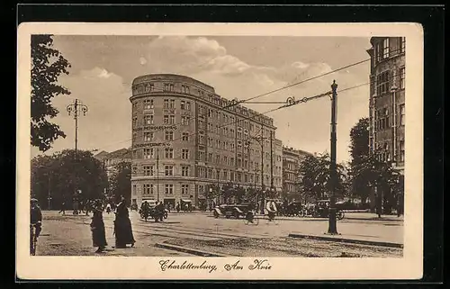 AK Berlin-Charlottenburg, Partie Am Knie