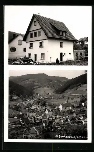 AK Schenkenzell /Schwarz., Ortsansicht, Haus Sum, Heilig Garten 11