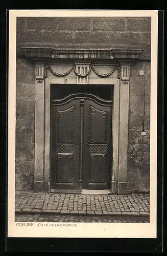 AK Coburg, Tür in der Theatergasse