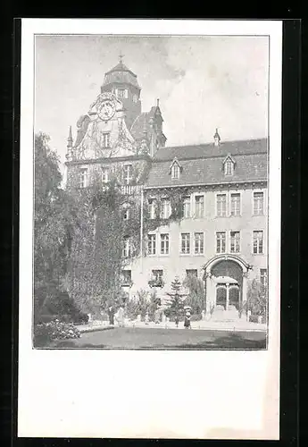 AK Berlin-Friedenau, Blick zum Gymnasium