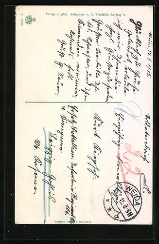 AK Weida, Partie am Café Museum