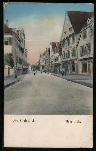 AK Oberkirch i. B., Partie in der Hauptstrasse
