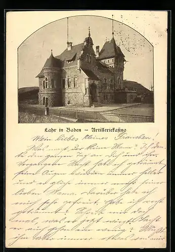 AK Lahr in Baden, Blick zum Artilleriekasino
