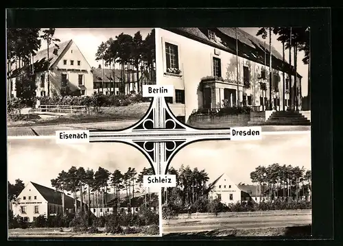 AK Hermsdorf /Thür., Mitropa-Rasthof Hermsdorfer Kreuz