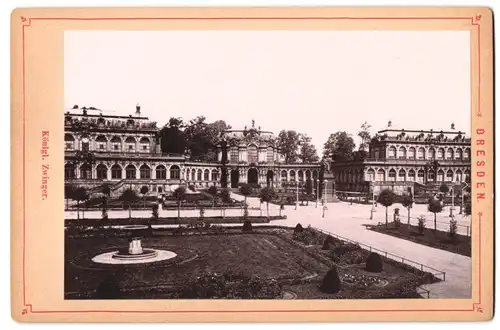 Fotografie unbekannter Fotograf, Ansicht Dresden, Partie im königlichen Zwinger