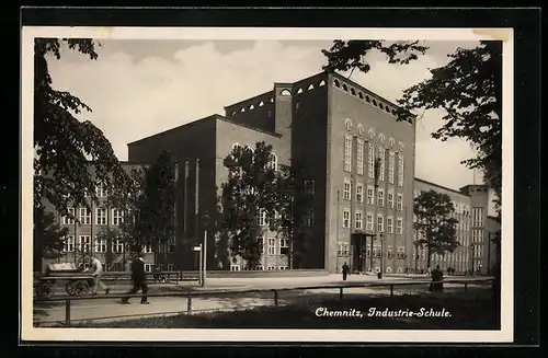 AK Chemnitz i. Sa., Blick zur Industrieschule