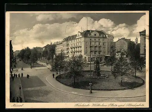 AK Kassel, Friedrichs-Wilhelms-Platz und Ständeplatz