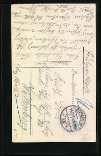 Foto-AK R & K / L Nr. 8126/1: Des Hauses Sonnenschein am Klavier