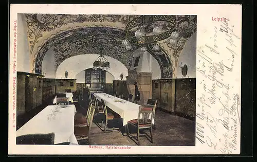 AK Leipzig, Rathaus, Ratstrinkstube