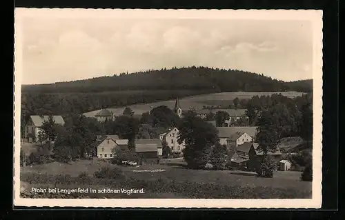 AK Plohn bei Lengenfeld /Vogtland, Gesamtansicht aus der Vogelschau