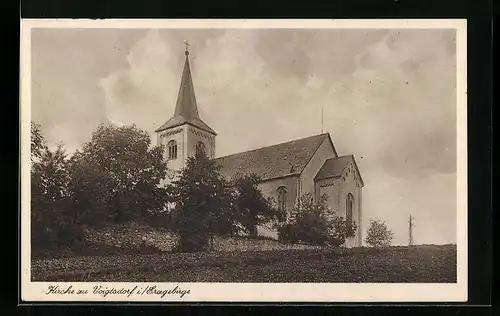 AK Voigtsdorf /Erzgeb., Die Kirche