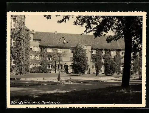 AK Berlin-Zehlendorf, Häuser an der Berlinerstrasse