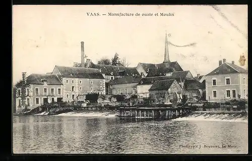 AK Vaas, Manufacture de ouate et Moulin