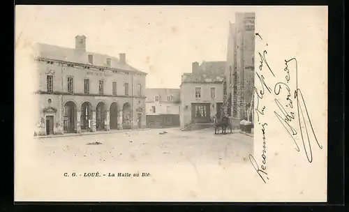 AK Loué, La Halle au Blé