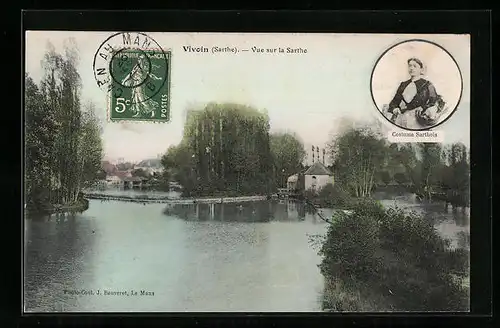 AK Vivoin, Vue sur la Sarthe