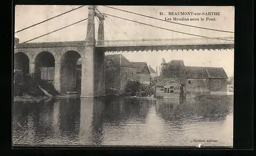 AK Beaumont, Les Moulins sous le Pont