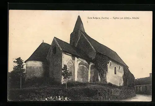 AK Les Loges, Eglise, Abside