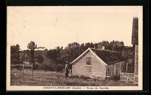 AK Nogent-le-Bernard, Ferme de Cherville