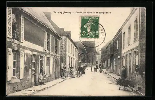 AK Bernay, Entrée par route de St-Symphorien