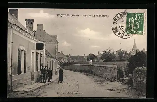 AK Requeil, Route de Mansigné