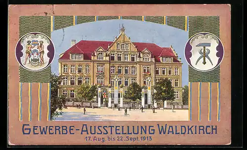 AK Waldkirch, Gewerbe-Ausstellung 1913