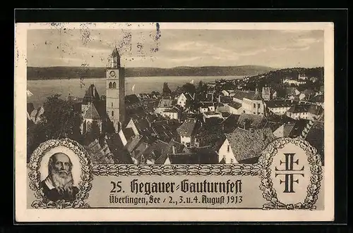 AK Überlingen, 25. Hegauer-Gauturnfest 1913