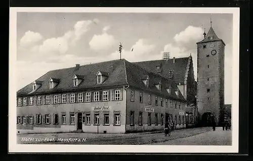 AK Hassfurt a. M., Hotel zur Post
