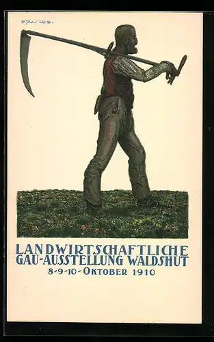 AK Waldshut, Landwirtschaftliche Gau-Ausstellung 1910