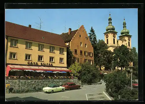 AK Donaueschingen, Cafe Reiter, Sonnenterrasse