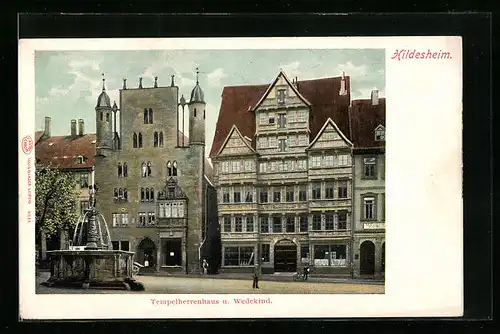 AK Hildesheim, Tempelherrenhaus u. Wedekind