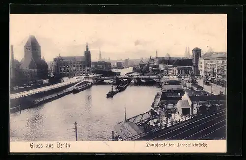 AK Berlin, Dampferstation Jannowitzbrücke