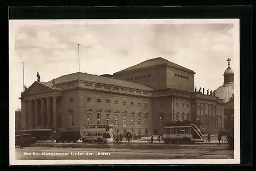 AK Berlin, Staatsoper, Unter den Linden