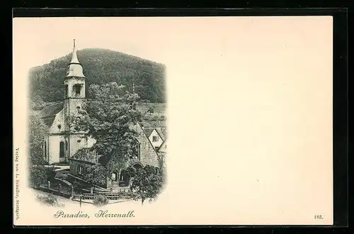 AK Bad Herrenalb, Kloster Herrenalb, Paradies