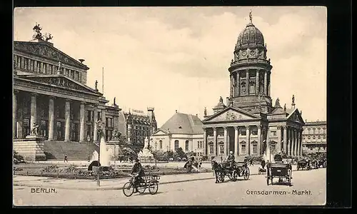 AK Berlin, Partie am Gendarmenmarkt